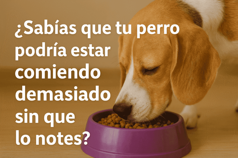 Sabías que tu perro podría estar comiendo demasiado